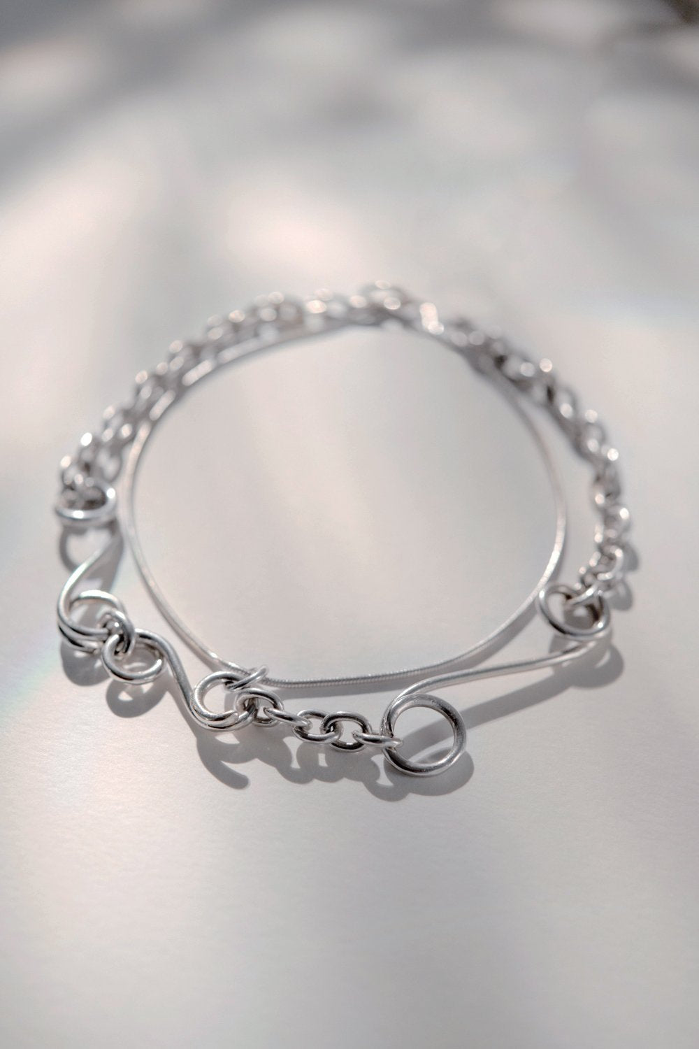 Loop Snake Choker Necklace by Sapir Bachar | Jeryco Store