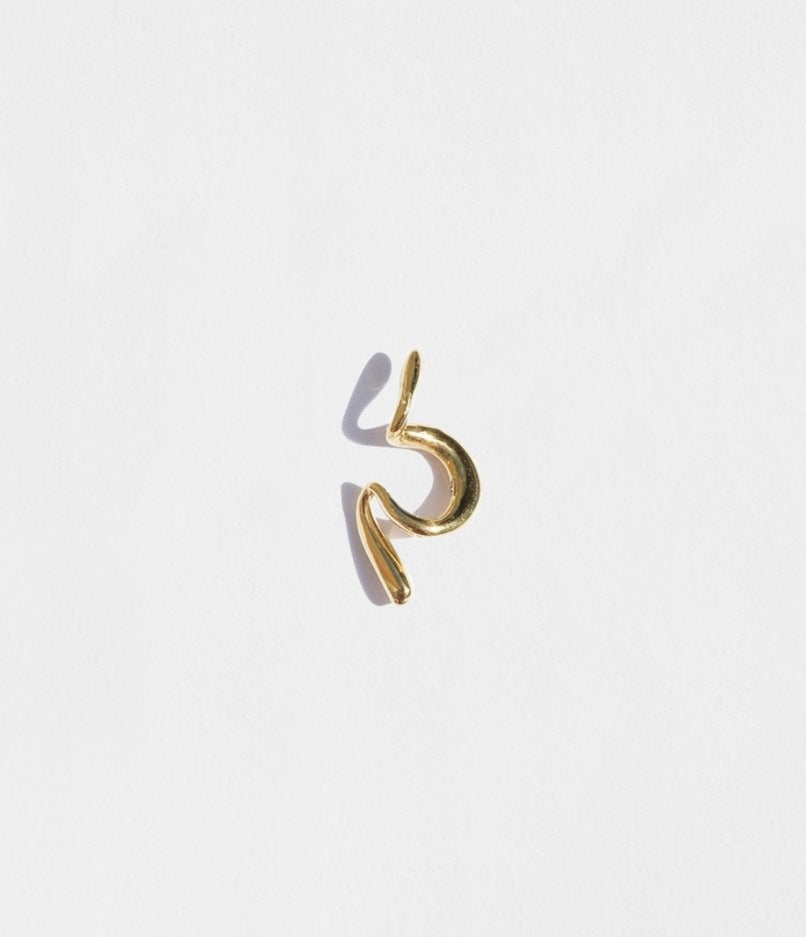 Hernan Herdez-gal hoop earring- nudo ear cuff-knobbly studio- Jewellery-jewelry-Jeryco Store- London- Earrings-gold-demi fine-online-gold vermeil-NYC jewelry designer- illusion earring- stud unisex earring-earrings for a minimalist wedding-illusion jewellery gift set